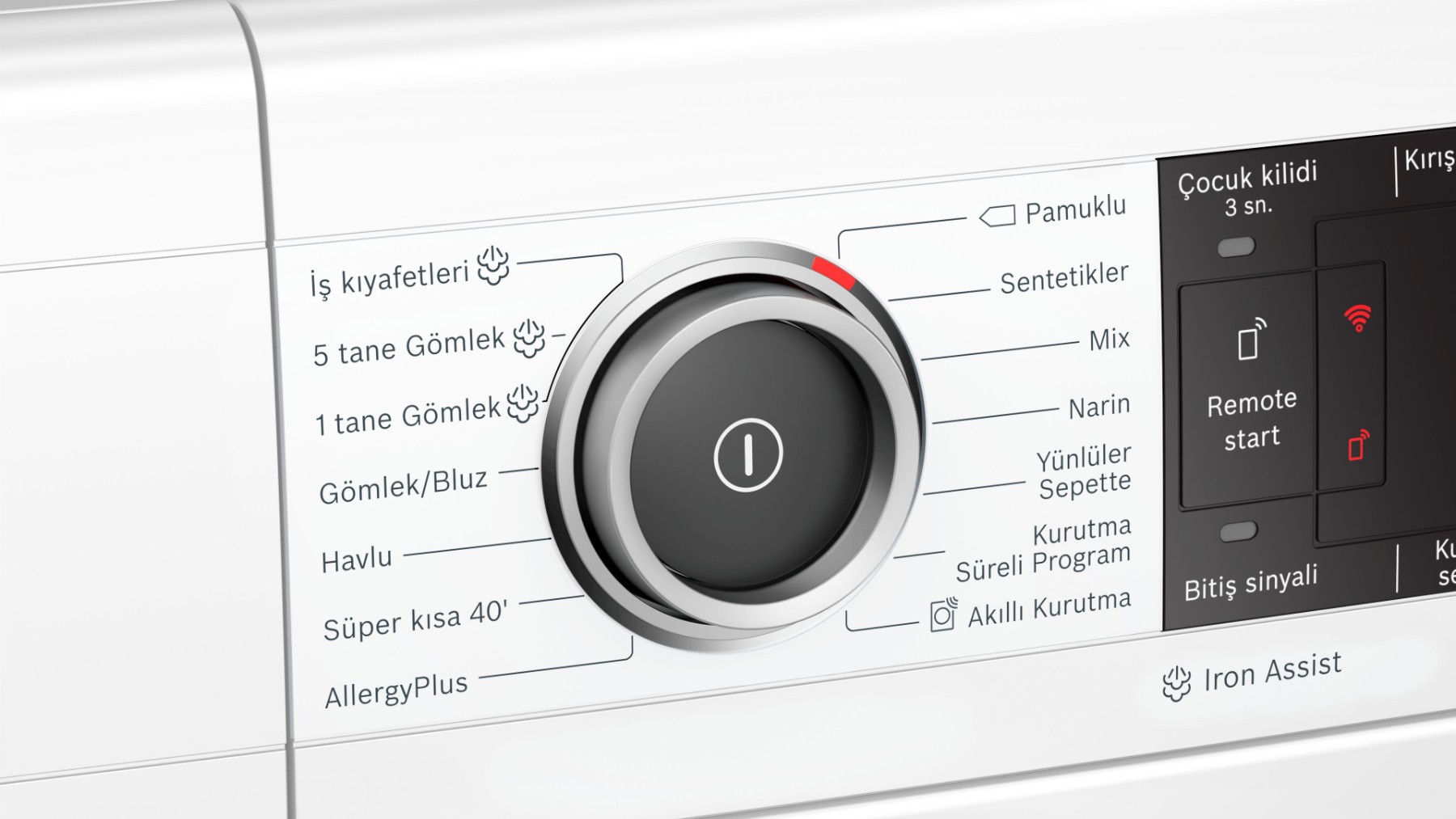 WTX87K80TR Serie | 8 Isı Pompalı Kurutma Makinesi 9 kg