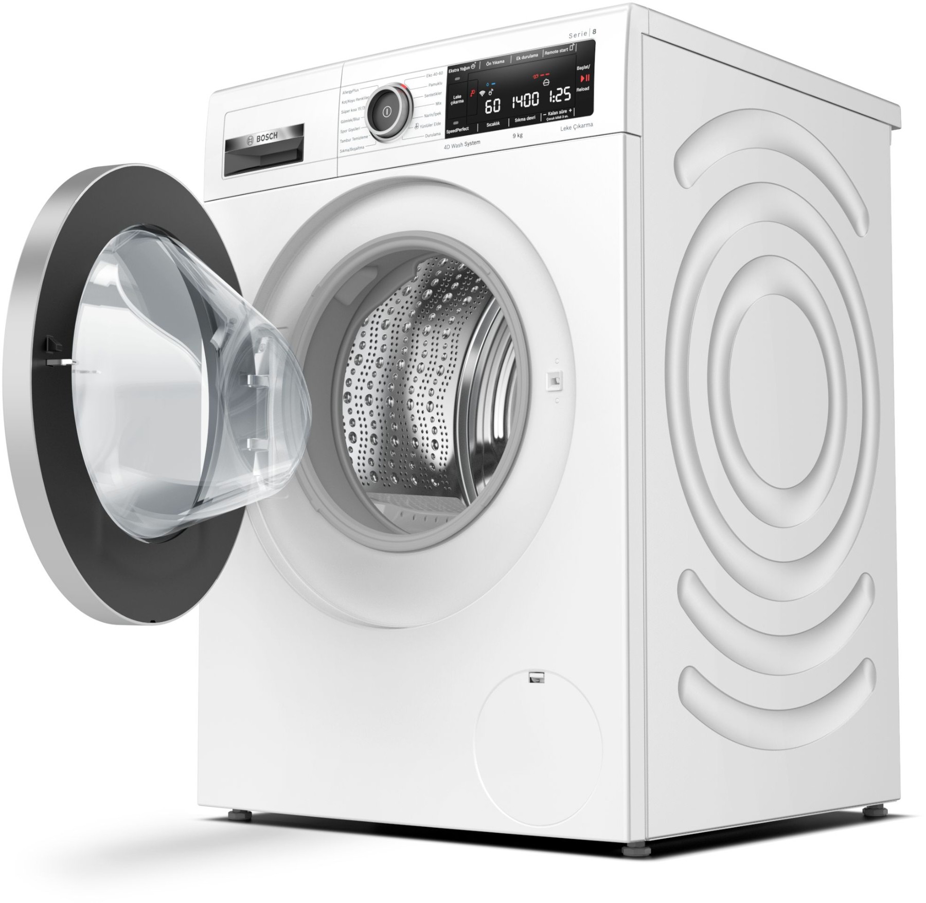 WAV28MH0TR Serie 8 Çamaşır Makinesi 9 kg 1400 dev./dak